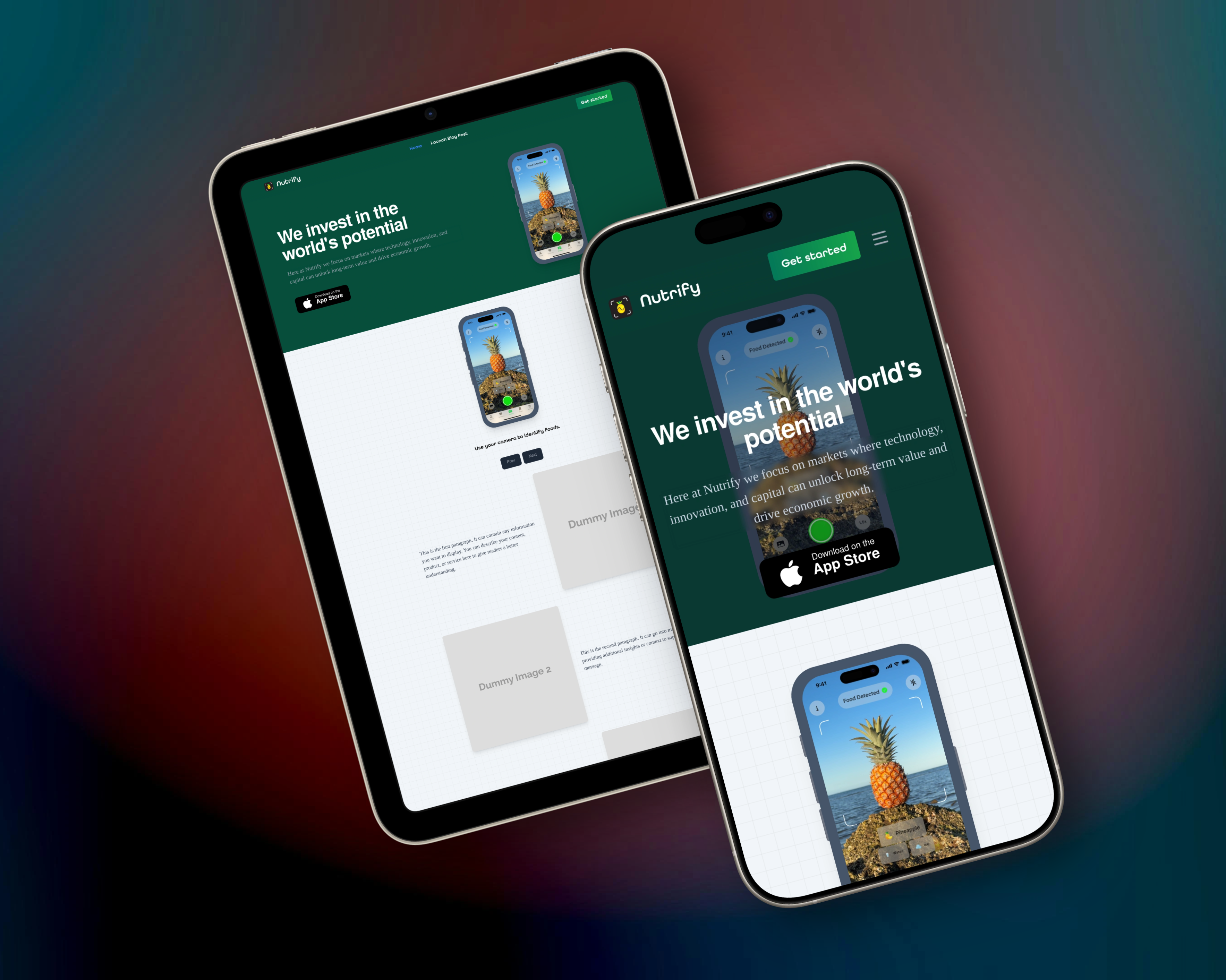 Nutrify Website